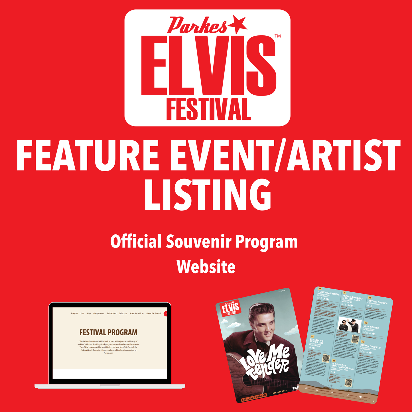 2027 Advertising - Feature Event/Artist Listing