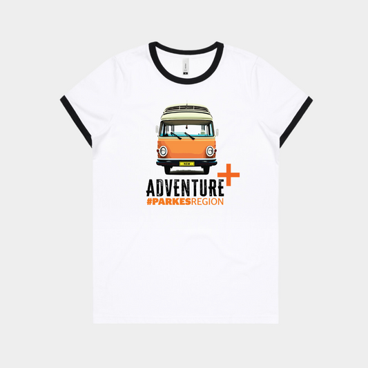 T Shirt - Parkes Region Adventure Van (Ringer)