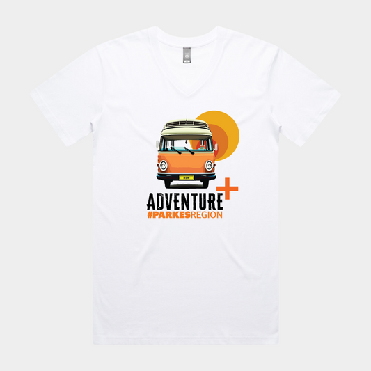 T Shirt - Parkes Region Adventure Van (V Neck)