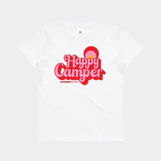 T Shirt - Parkes Region Happy Camper (Kids)