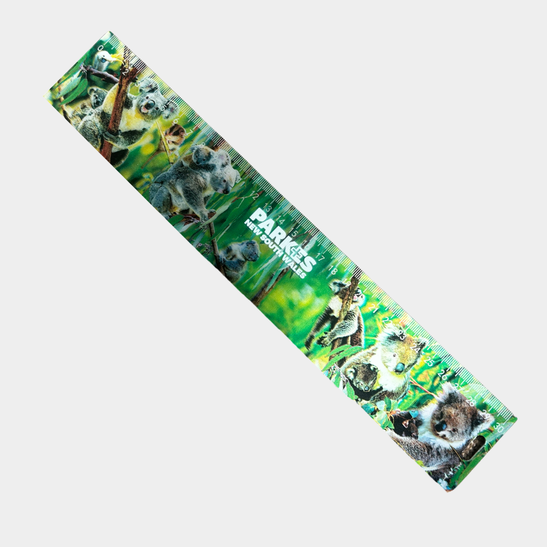 Ruler - 3D Koala Landscape – PARKES ONLINE SHOP